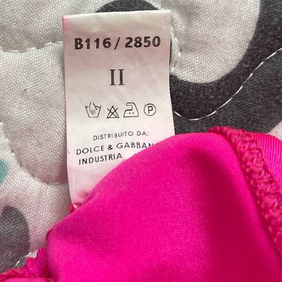Vintage Dolce & Gabbana pink bikini Italian size 2 - Picture 9 of 11